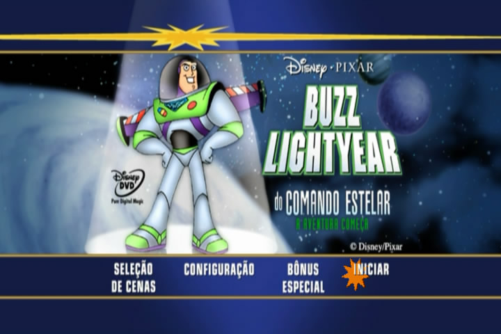 Spacetrek Dvd Buzz Lightyear Do Comando Estelar