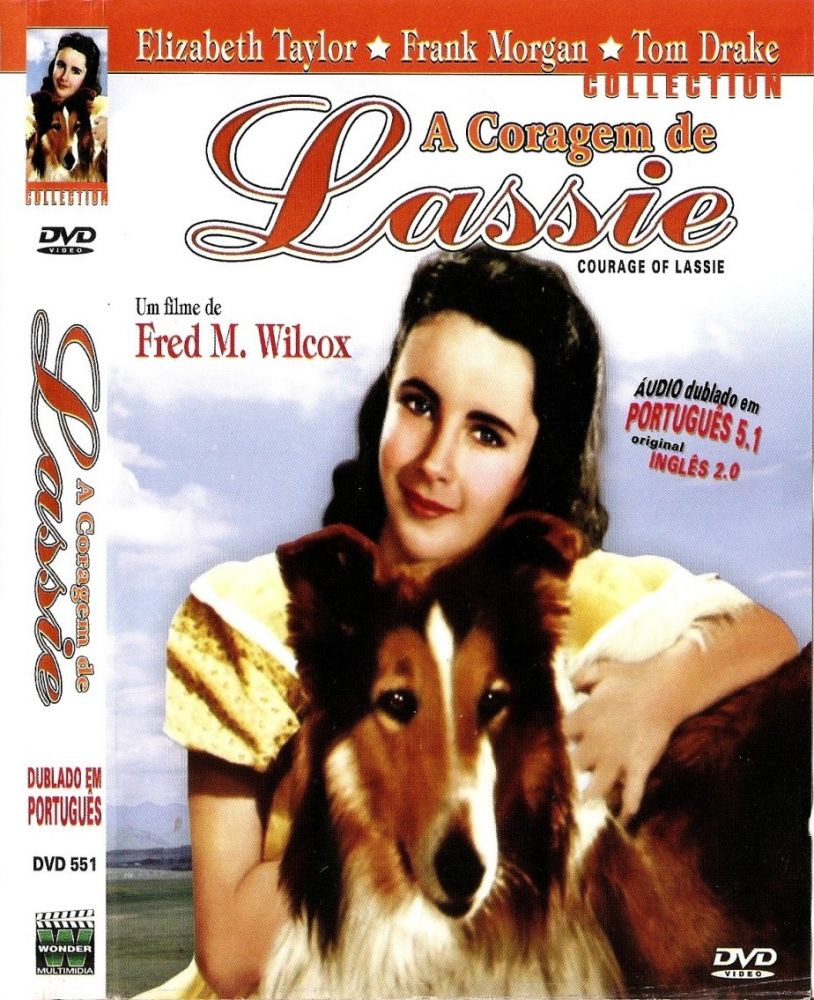 Spacetrek66 Dvd A Coragem De Lassie Elizabeth Taylor