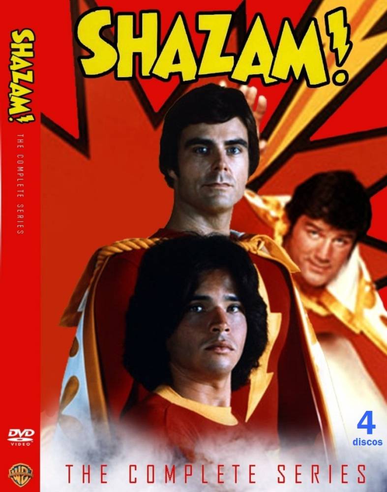 DVD SHAZAM e CAPITAO MARVEL - 4 DVDs - SPACETREK66